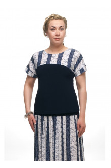 Блуза "Олси" 1707006/1 ОЛСИ (Синий)