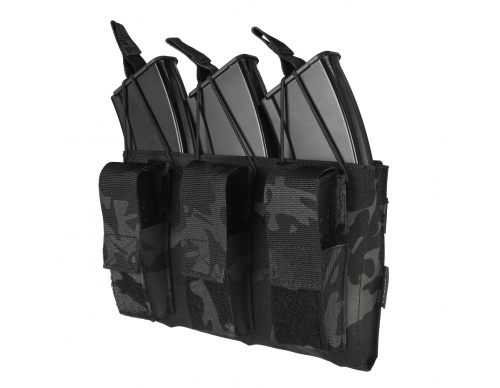 Подсумок (IDOGEAR) штурмовой тройной комбинированный (Multicam Black)